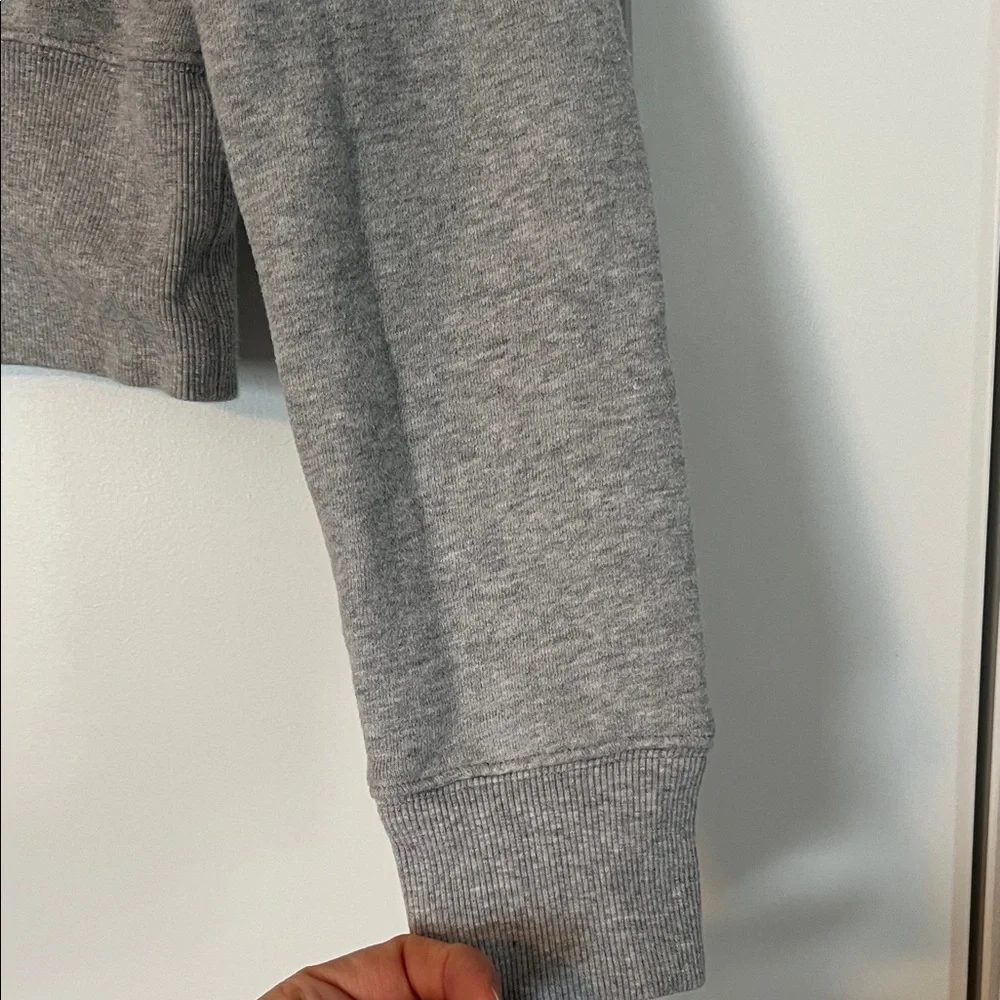 Aritzia sweat fleece snug fit Quarter-Zip Pullover - Picture 3 of 4